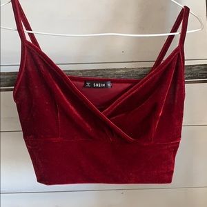 velvet going out top